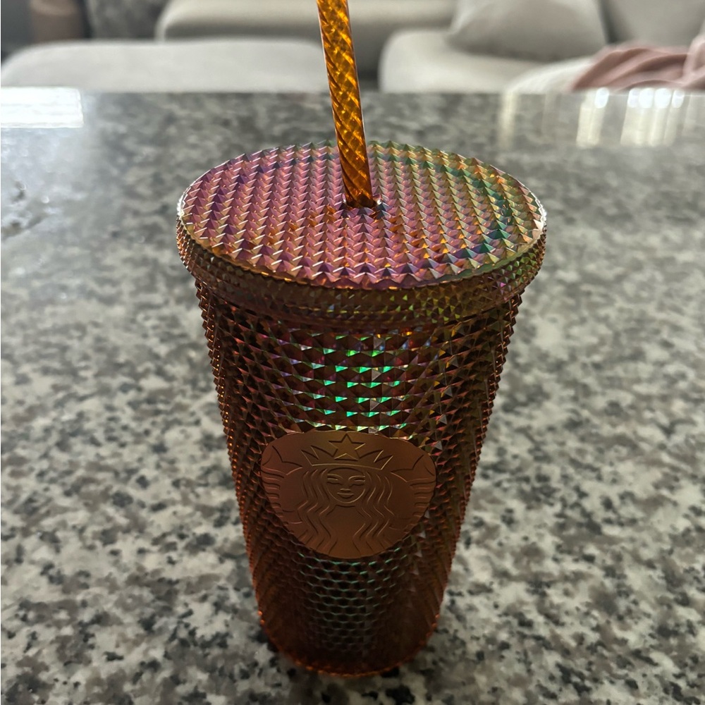 Starbucks 50th anniversary Textured Tumbler with Straw